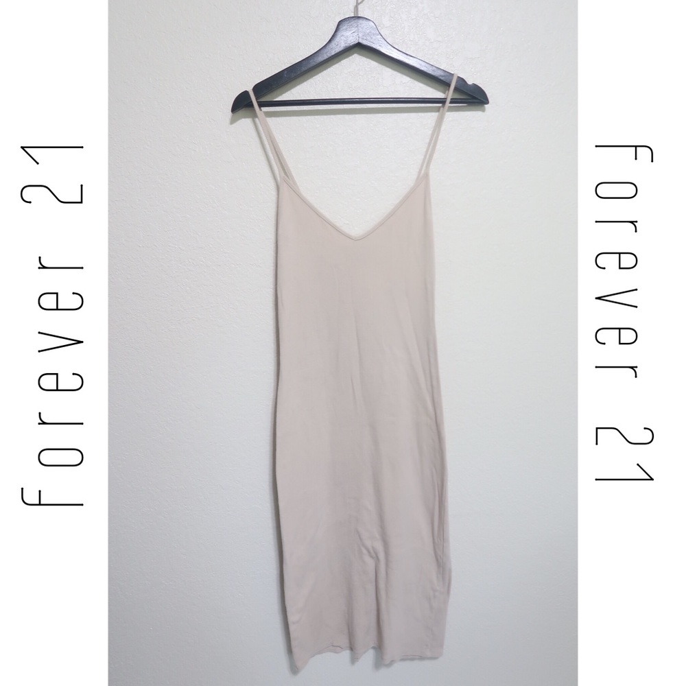 Tan Midi Dress